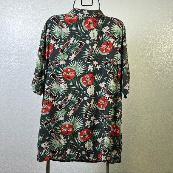 Coca Cola Men’s Casual Button Down Shirt Size L - Picture 5 of 10